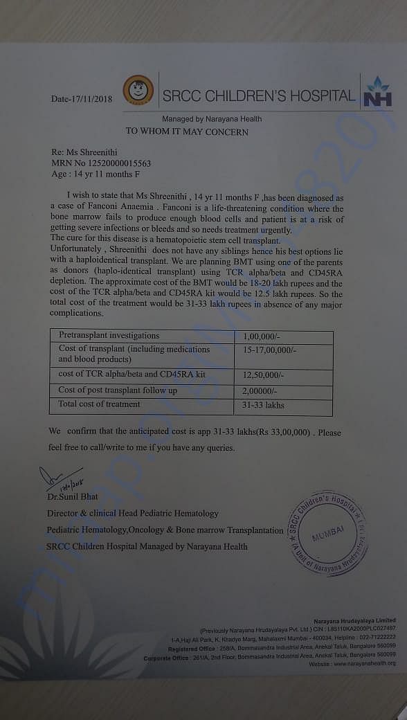 Estimation letter