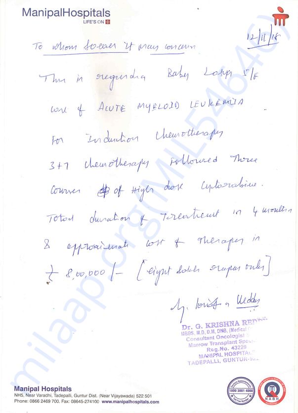 Estimation letter