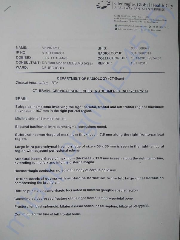 Scan report