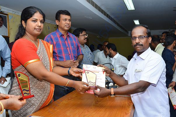 Honor by Mrs. Shilpa Prabakar Sathish , IAS,- The District Collector