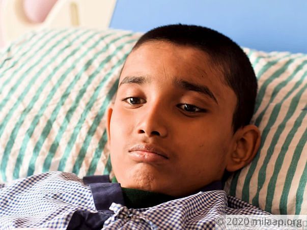 This Young Boy Is Now Bedridden Because Of Cancer, Needs Urgent Help