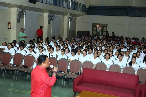 Meditation workshop in DPS INDIRAPURAM
