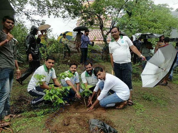 Tree plantation at Hivare village