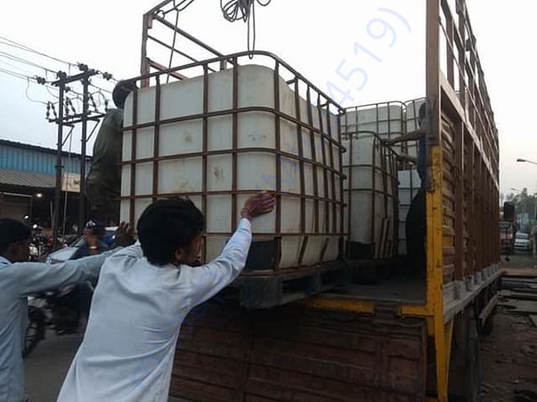 Water tanks for installing drip irrigation system