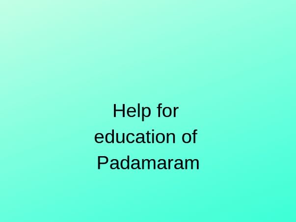Help Ero Kumari and Rooparam get education