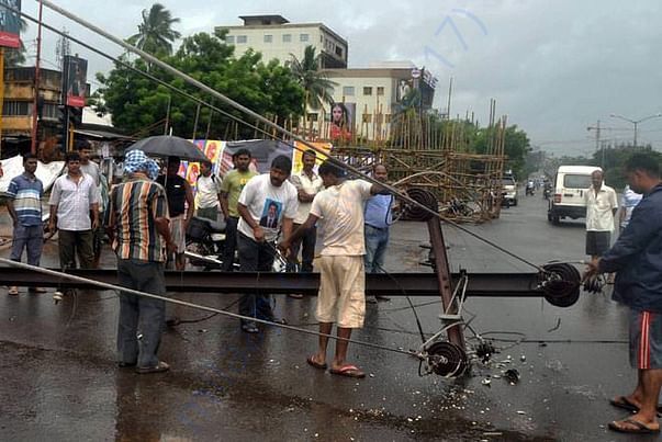 Electricity Damage due to Gaja Cyclone