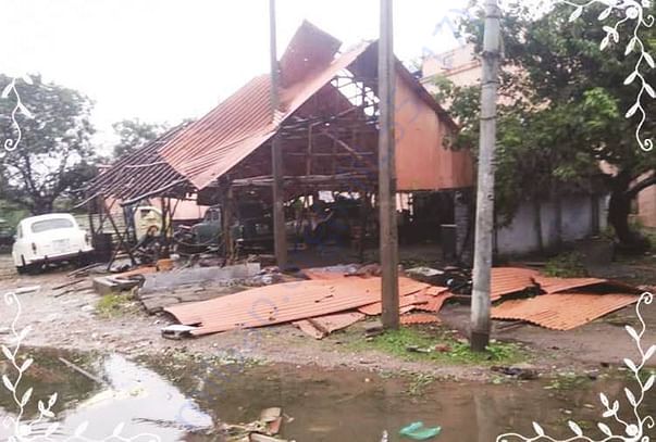 Houses Damaged Due to gaja cyclone