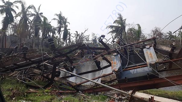 Cyclone Gaja impact in Naluvethpathy