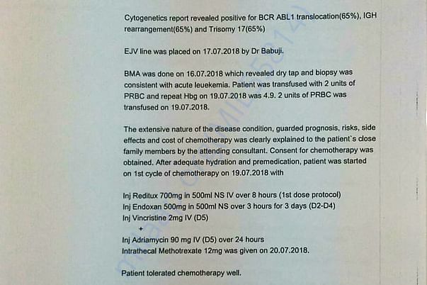 6 Hospital Reports and Bills