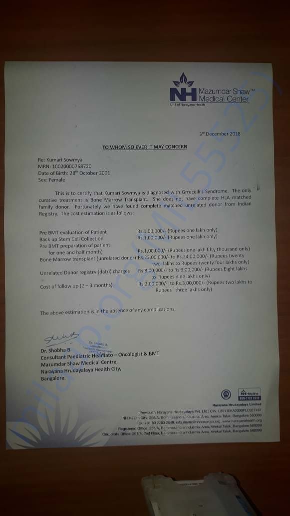 Estimation letter