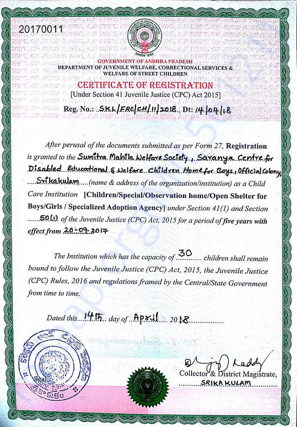 Society Registration by AP Govt 2
