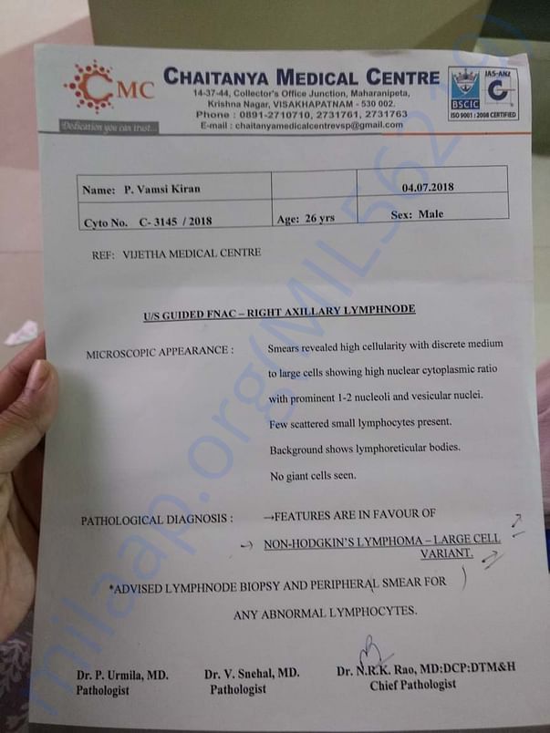 Diagnosed report