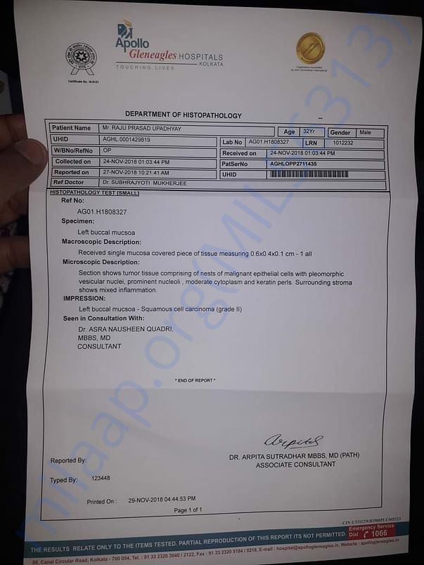 Biopsy report- Apollo