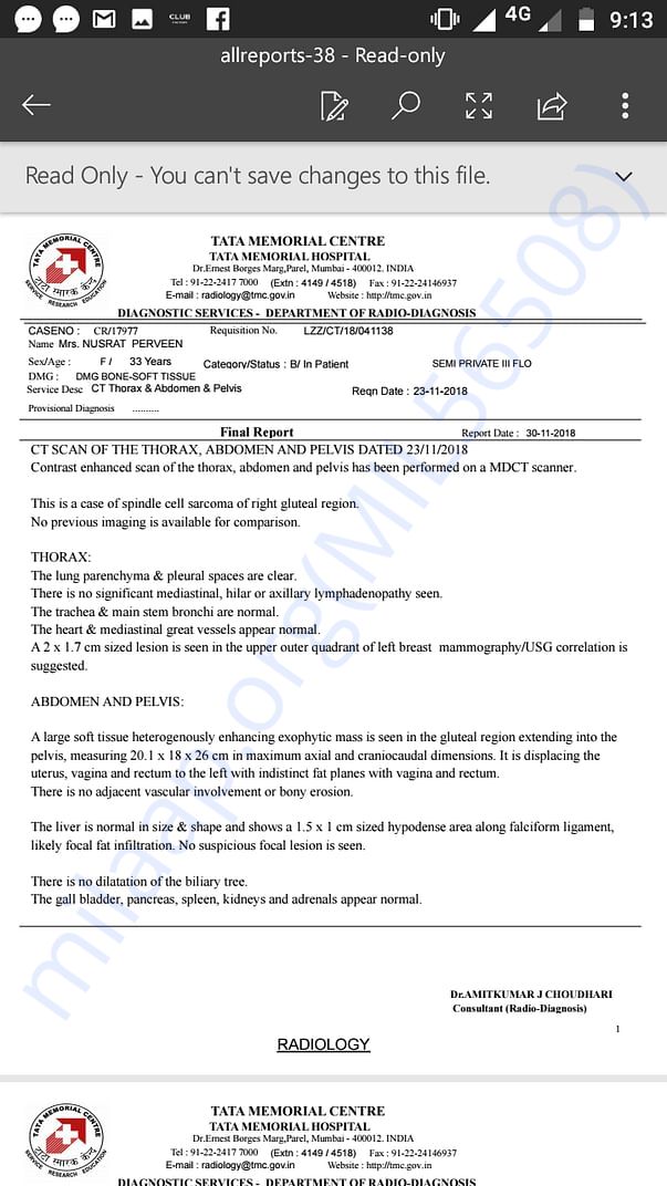 Second report