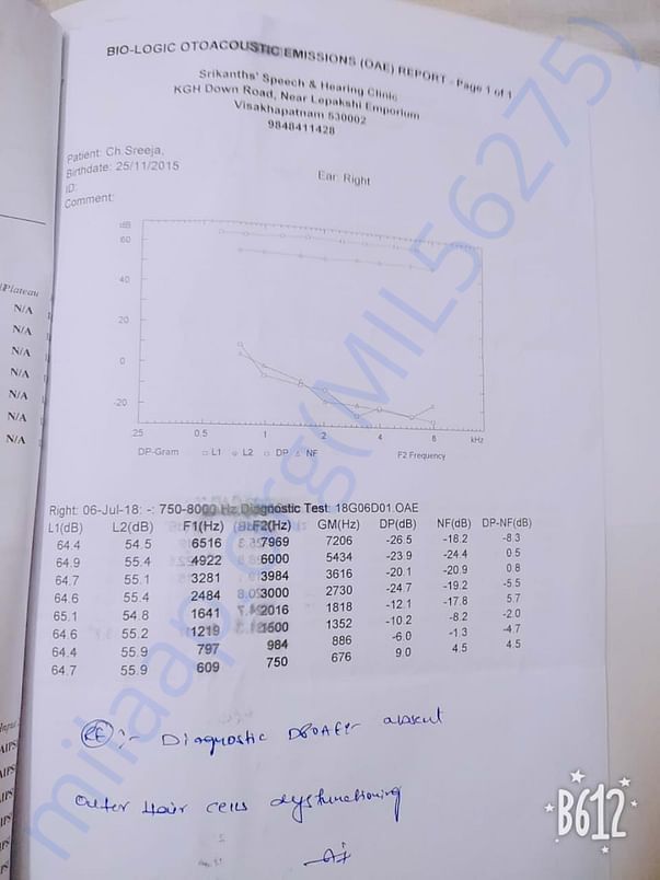 Acoustics test repirt