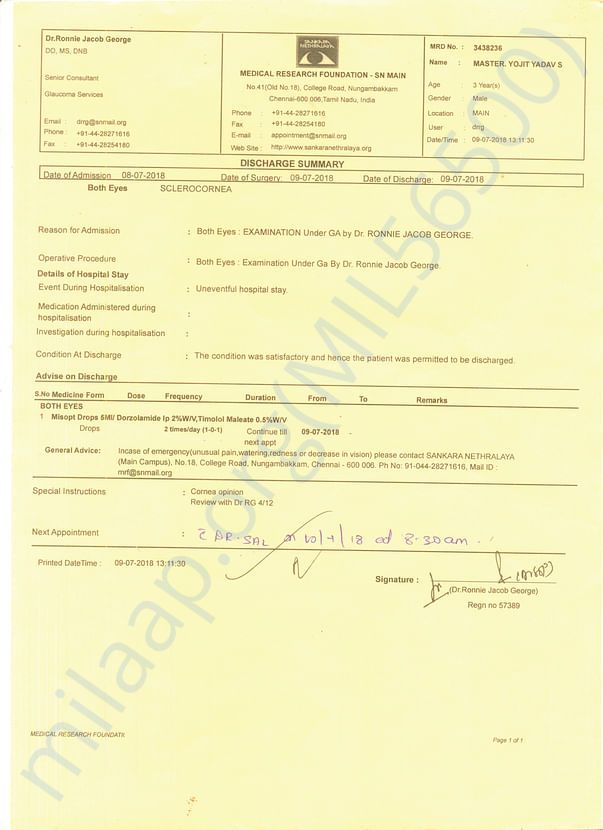 discharge summary