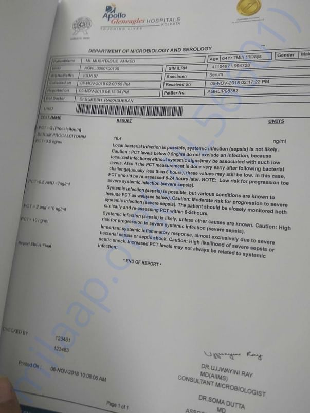 Patient report Apollo