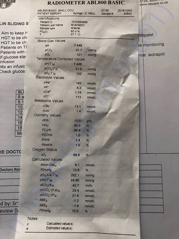 Radiology report
