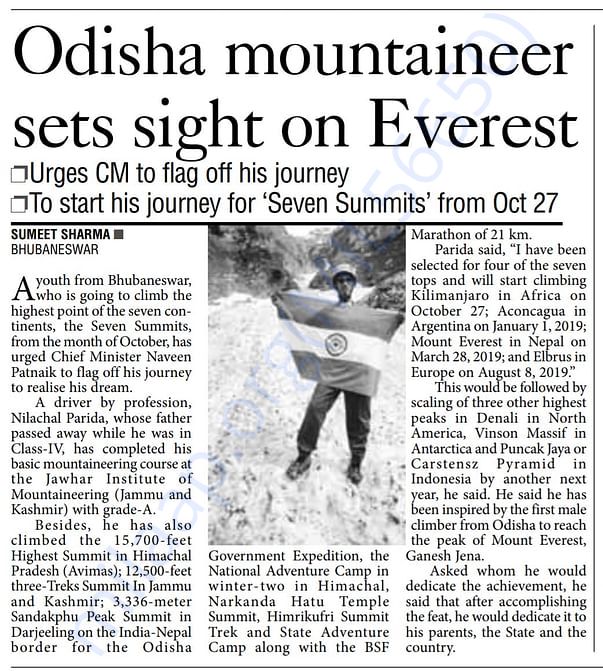 Newspaper articles: