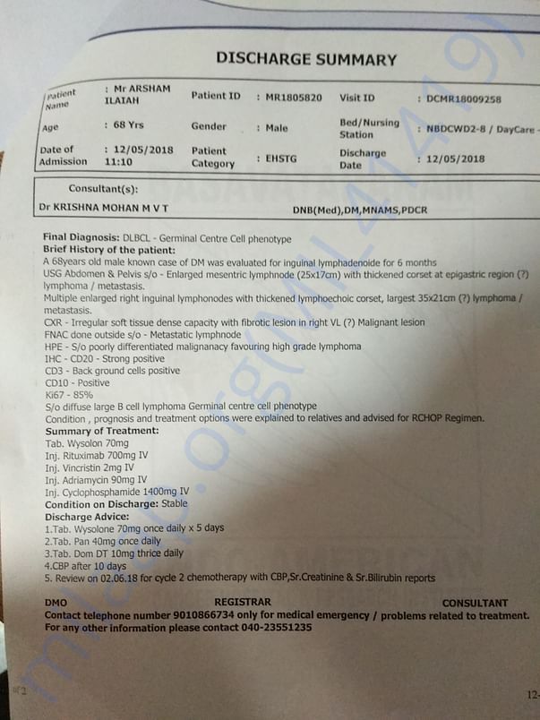DISCHARGE SUMMARY