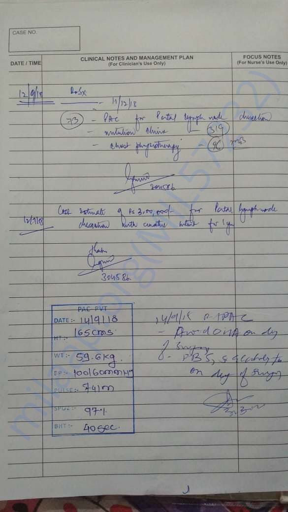 Cost estimate on file