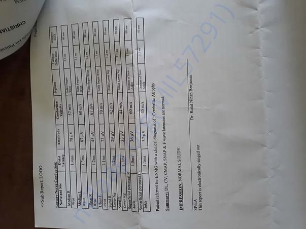medical report