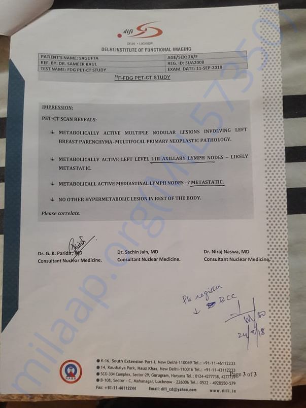 Medical report