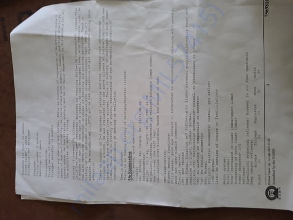 Medical report
