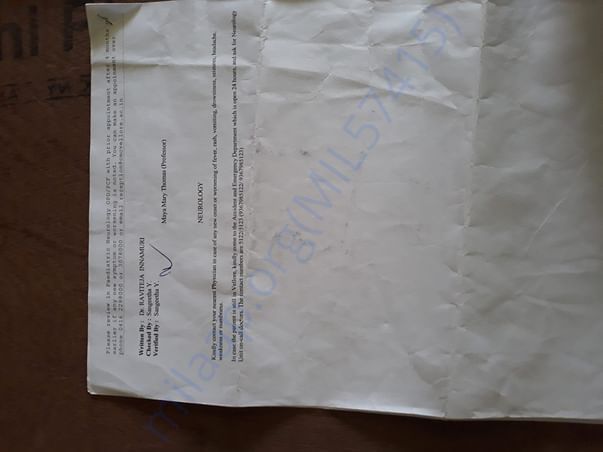 Medical report