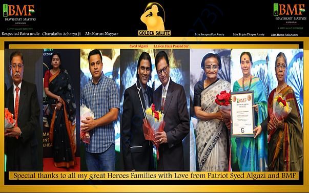 "Golden Salute 2"-Honouring Martyr Heroes & Families Across India-2019