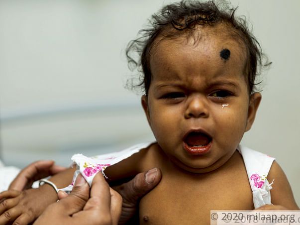 Baby Amrutha Das needs your help to undergo Liver Transplant