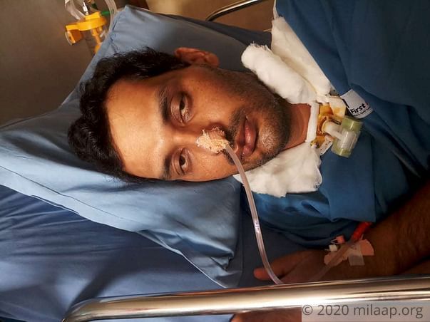Vikram is paralyzed from neck below and needs your support for cure