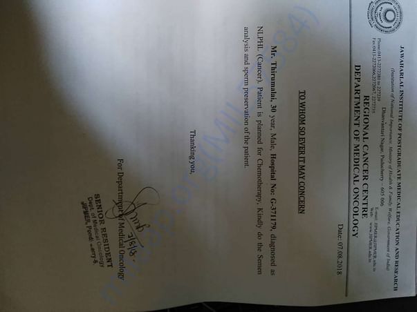letter from doctor