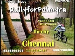 Cycle Rally For Palm Tree Awareness - Chennai to Vanagam (Karur)