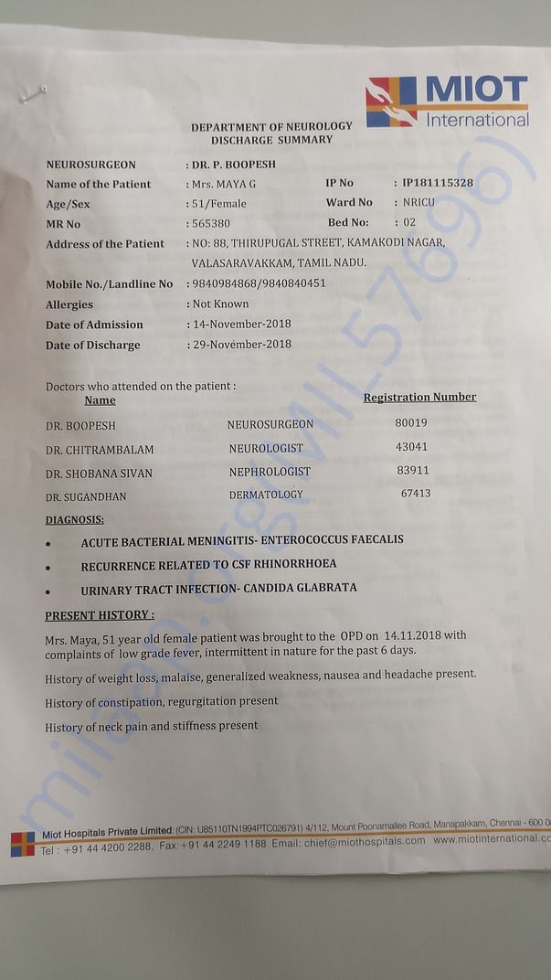 Documents which gaved before 2 weeks.. DIAGNOSIS