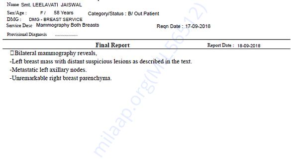 Mammography2 report