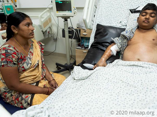 K Gopi Chand needs your help to undergo his treatment