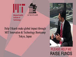 Help Utkarsh Make Global Impact through MIT Bootcamp