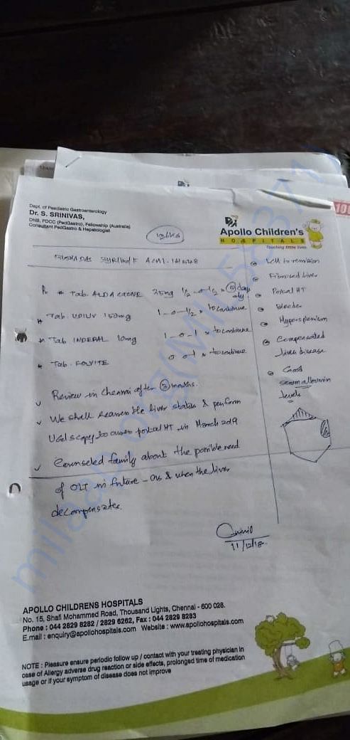 medical prescription