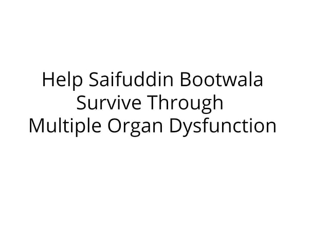 Help Uncle fight both the kidneys failure.
