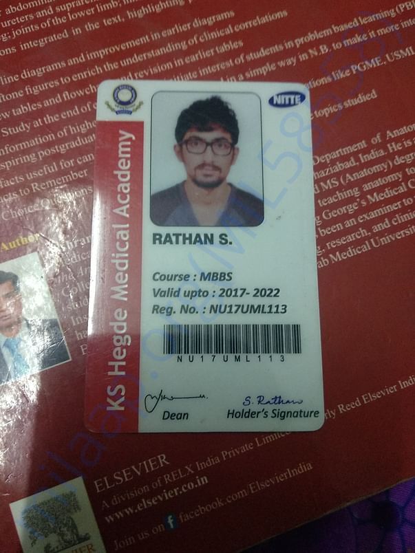 MY COLLEGE IDENTITY CARD