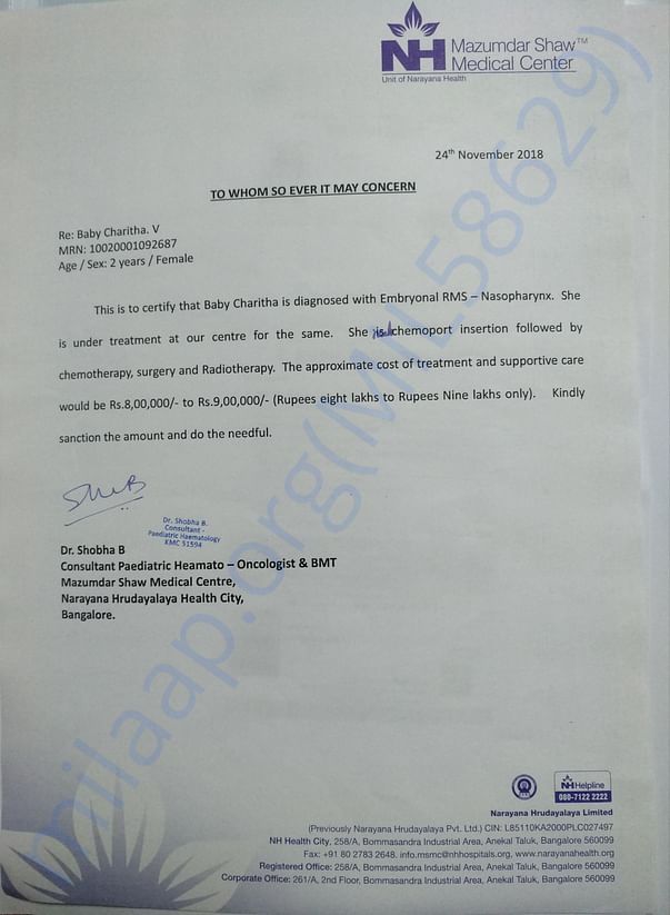 Estimation letter