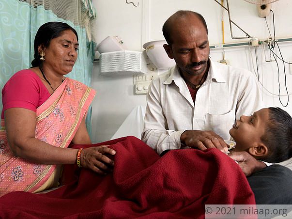 Help Master Krushna Rambhau Khandekar to fight disease