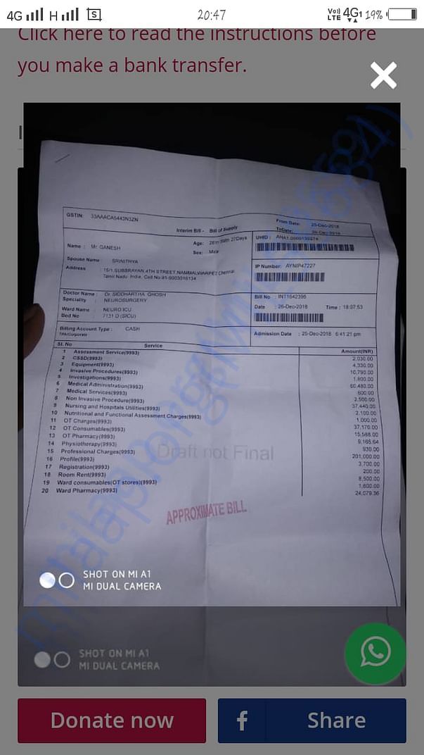 Medical bills