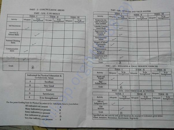 Report Card