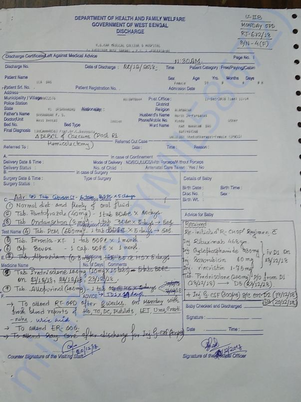 prescription of ILA DAS , page 15