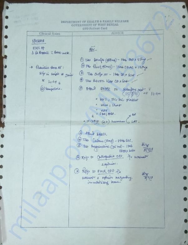 prescription of RAM NARAYAN DAS , page 06
