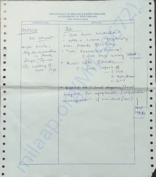 prescription of RAM NARAYAN DAS , page 10