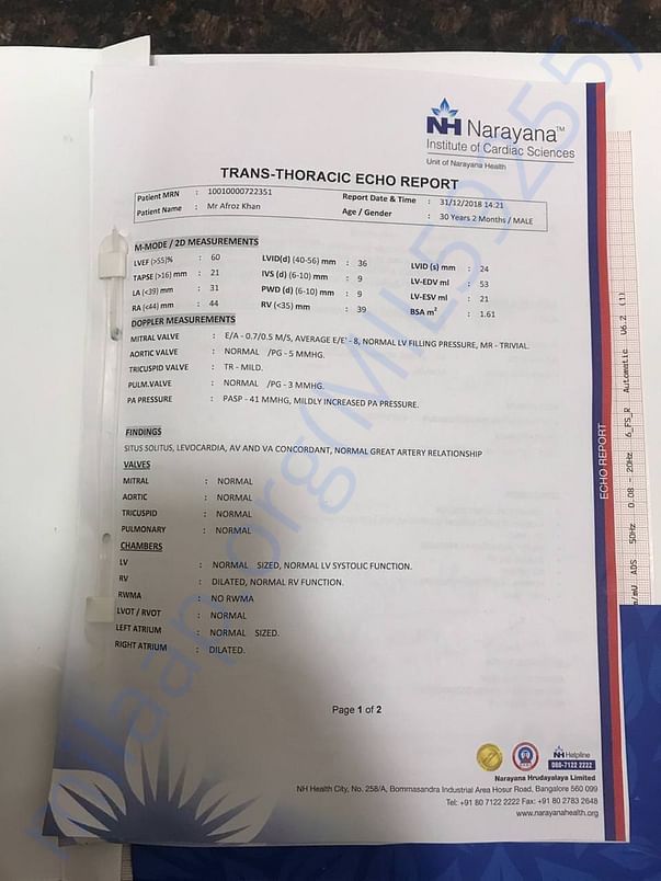 MEDICAL REPORT