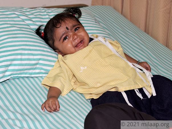 Baby Dhanika needs your help to fight disease